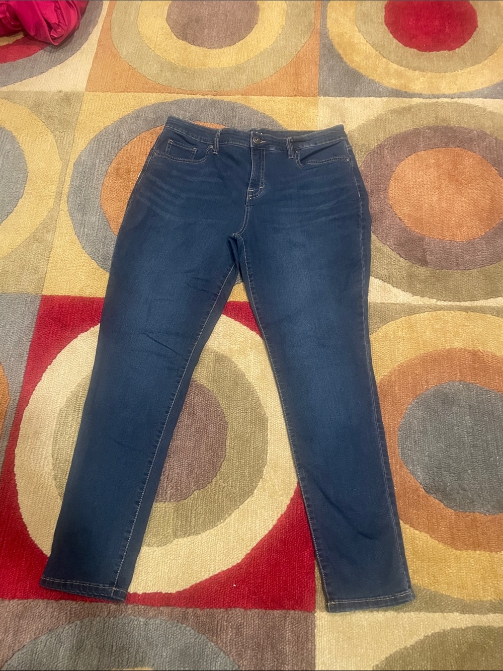 Style & Co. Dark Indigo Skinny Ankle Jeans, Sz 12